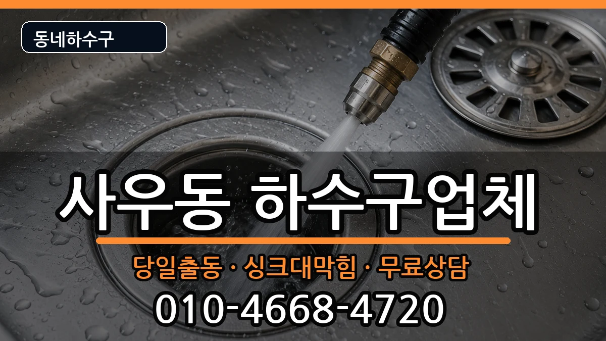 경기김포시사우동 하수구막힘 증상 처리 안내 이미지 2