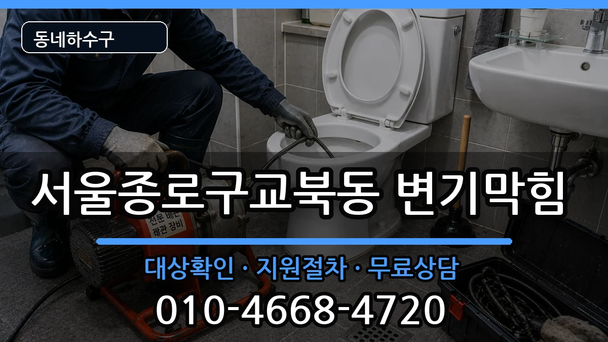 서울종로구교북동 변기막힘 서울종로구교북동 변기막힘 증상 처리 안내 이미지 2