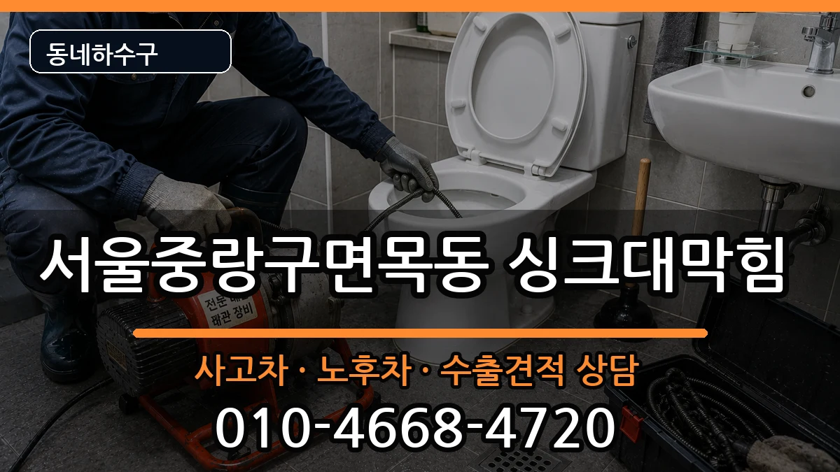 서울중랑구면목동 싱크대막힘 서울중랑구면목동 싱크대막힘 증상 처리 안내 이미지 3