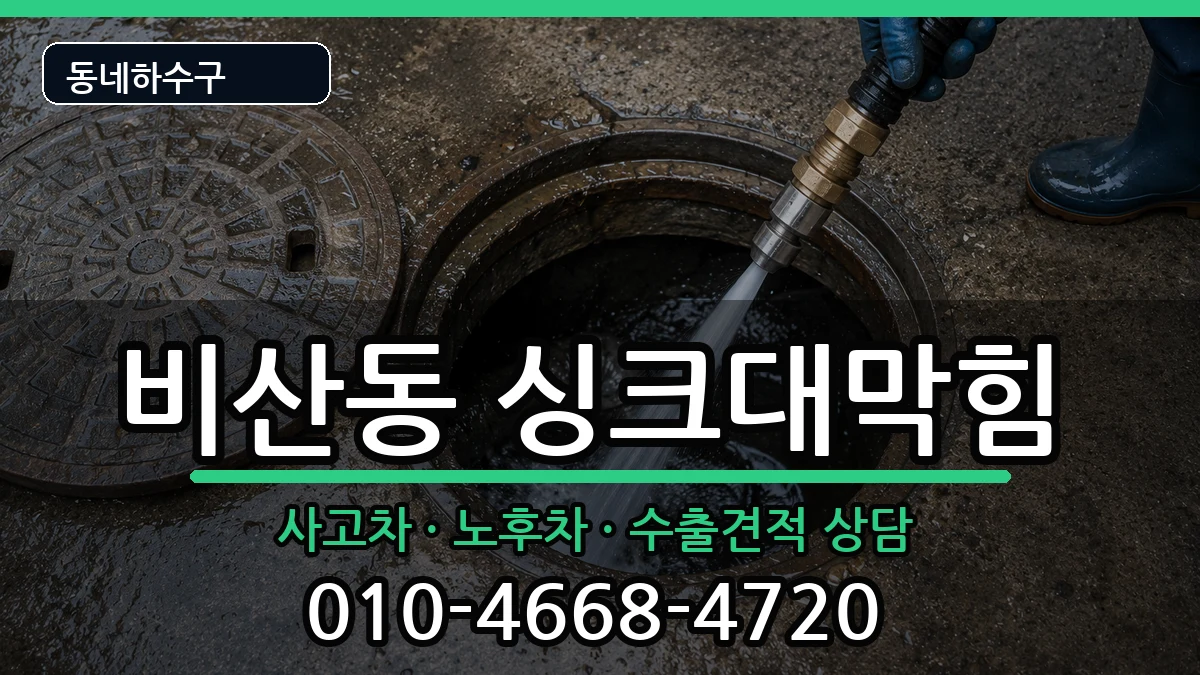 경기안양시동안구비산동 싱크대막힘 경기안양시동안구비산동 싱크대막힘 증상 처리 안내 이미지 3