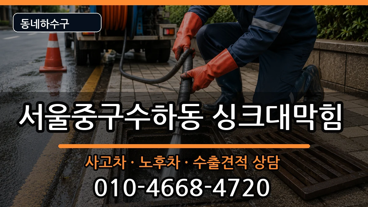 서울중구수하동 싱크대막힘 서울중구수하동 싱크대막힘 증상 처리 안내 이미지 3