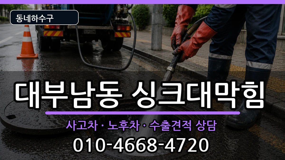 경기안산시단원구대부남동 싱크대막힘 경기안산시단원구대부남동 싱크대막힘 증상 처리 안내 이미지 1