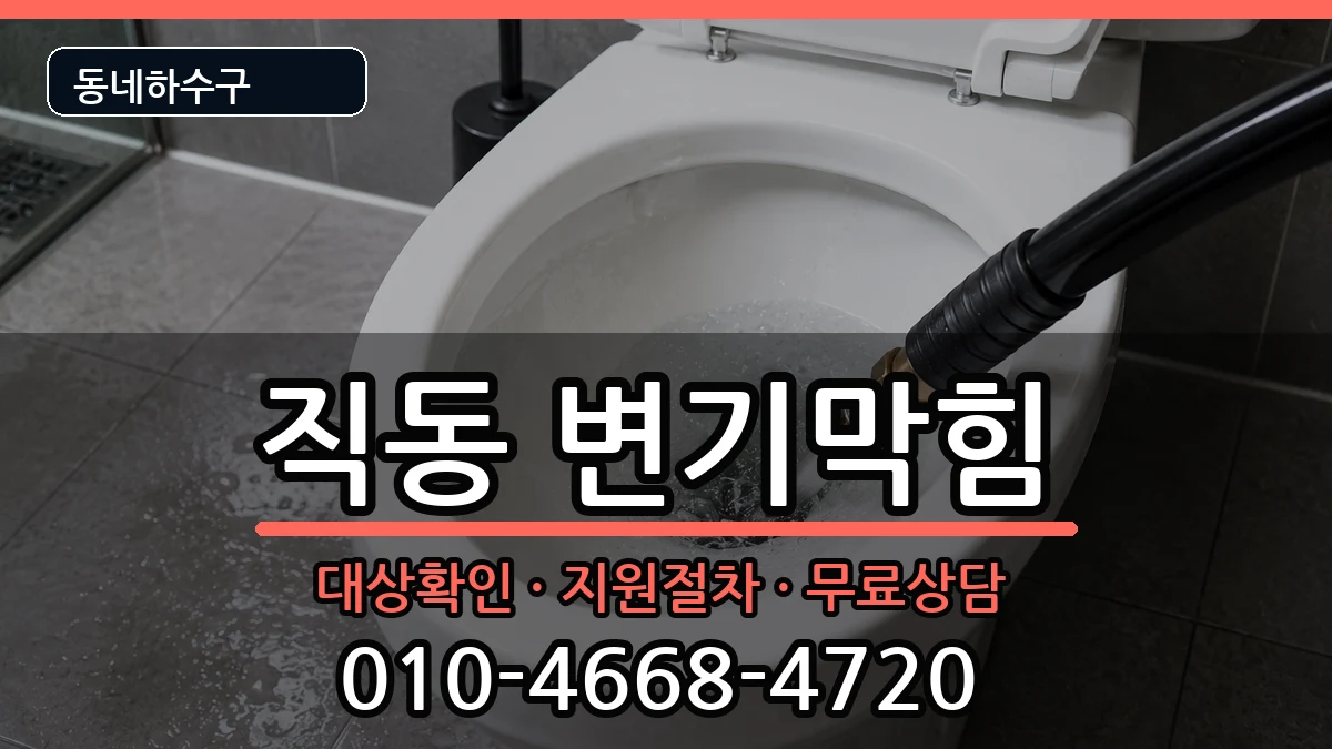 경기광주시직동 변기막힘 경기광주시직동 변기막힘 증상 처리 안내 이미지 1