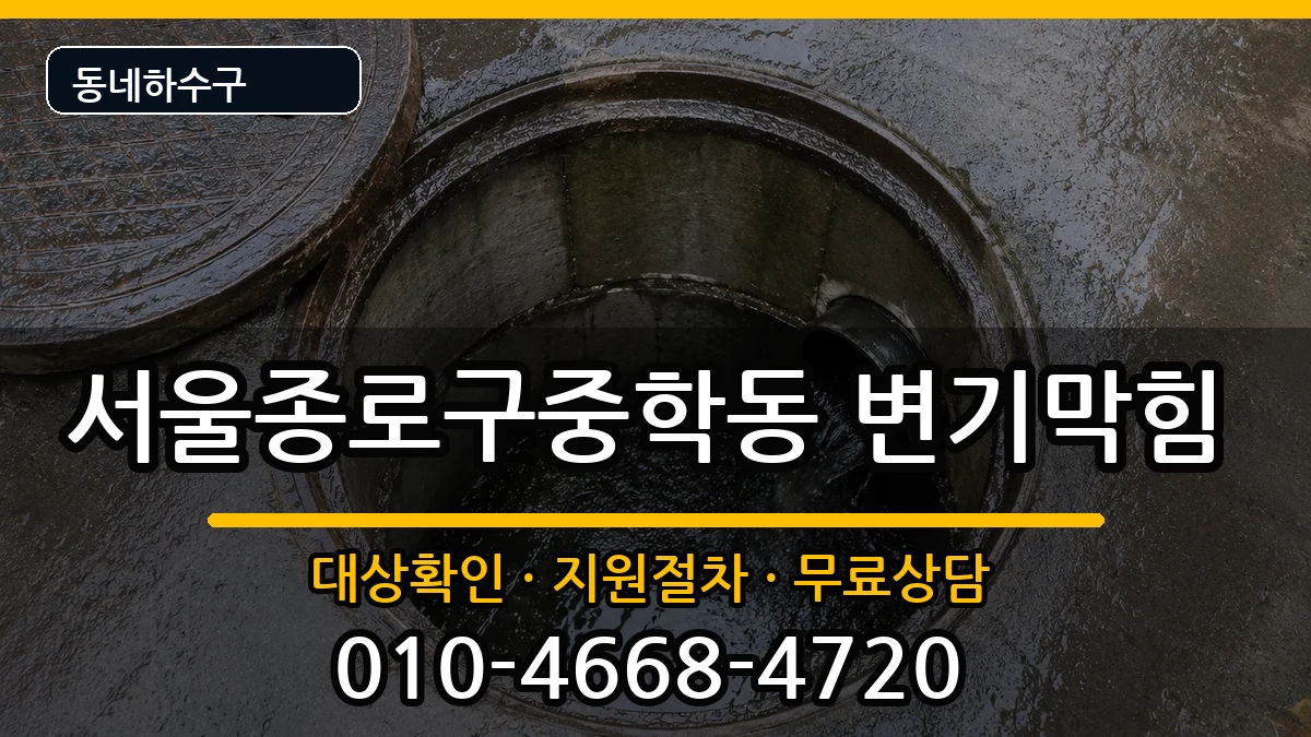 서울종로구중학동 변기막힘 서울종로구중학동 변기막힘 증상 처리 안내 이미지 1