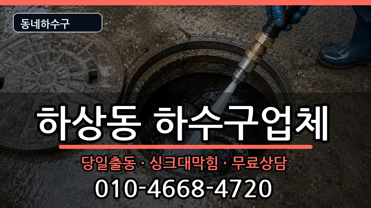 경기시흥시하상동 하수구막힘 경기시흥시하상동 하수구막힘 증상 처리 안내 이미지 1