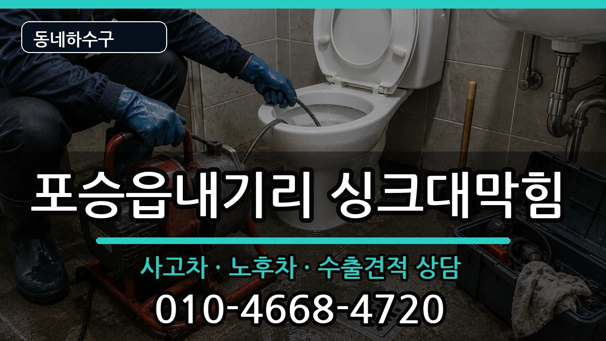 경기평택시포승읍내기리 싱크대막힘 경기평택시포승읍내기리 싱크대막힘 증상 처리 안내 이미지 1