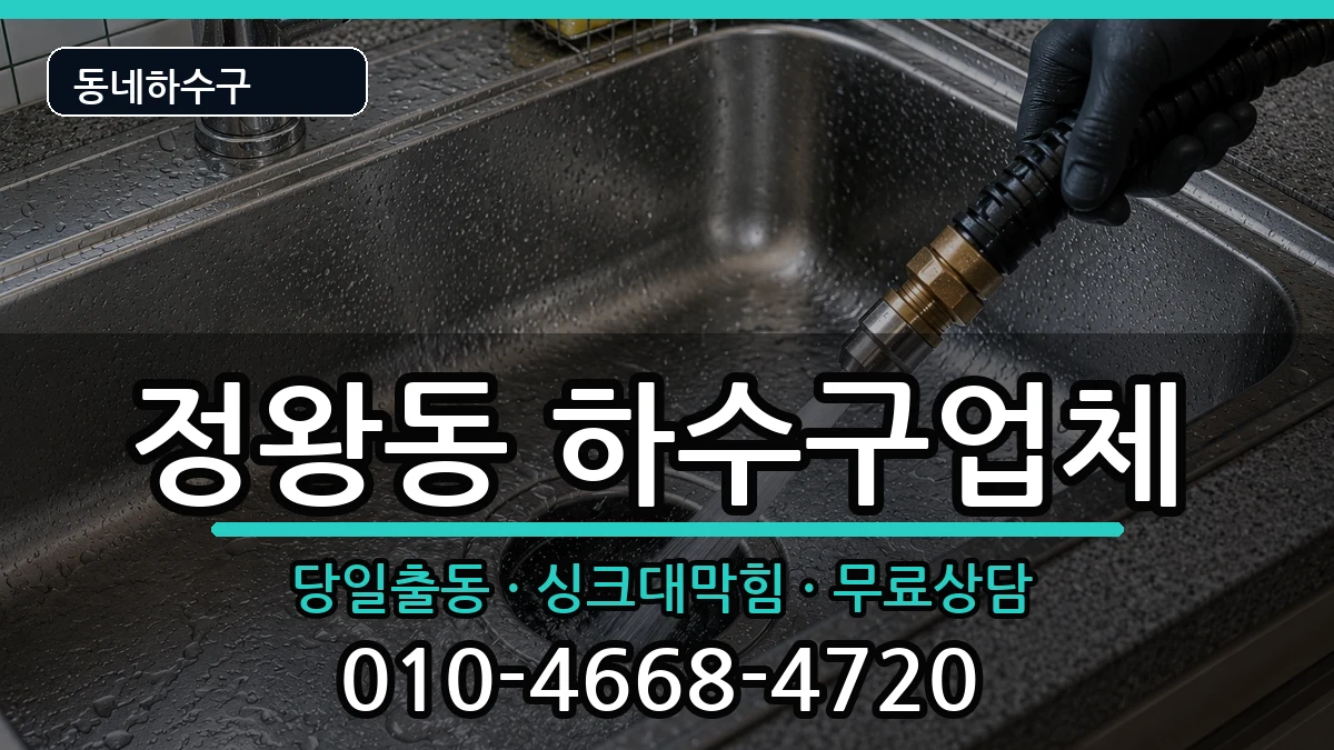 경기시흥시정왕동 하수구막힘 경기시흥시정왕동 하수구막힘 증상 처리 안내 이미지 1