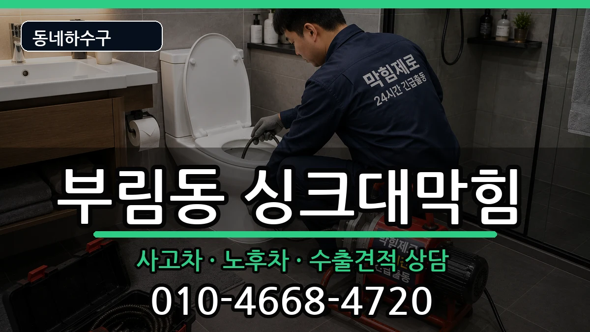 경기과천시부림동 싱크대막힘 경기과천시부림동 싱크대막힘 증상 처리 안내 이미지 3