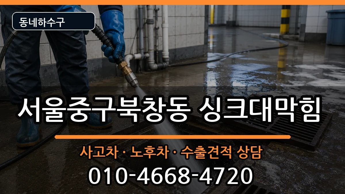 서울중구북창동 싱크대막힘 서울중구북창동 싱크대막힘 증상 처리 안내 이미지 2