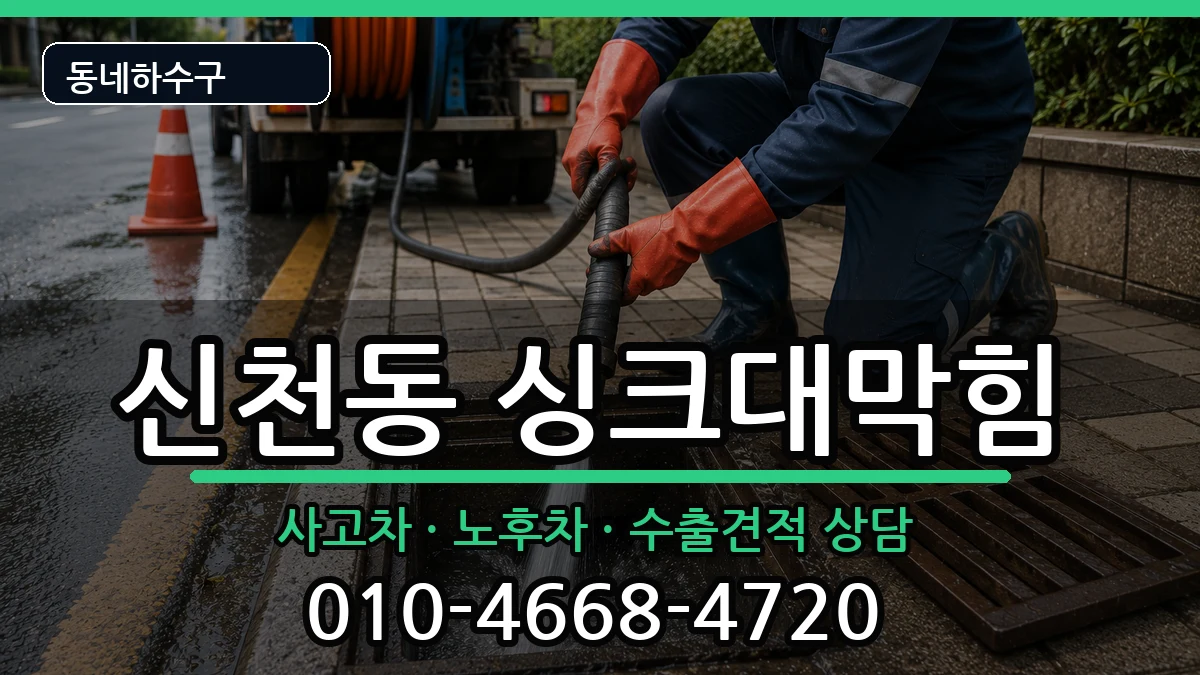 경기시흥시신천동 싱크대막힘 경기시흥시신천동 싱크대막힘 증상 처리 안내 이미지 1