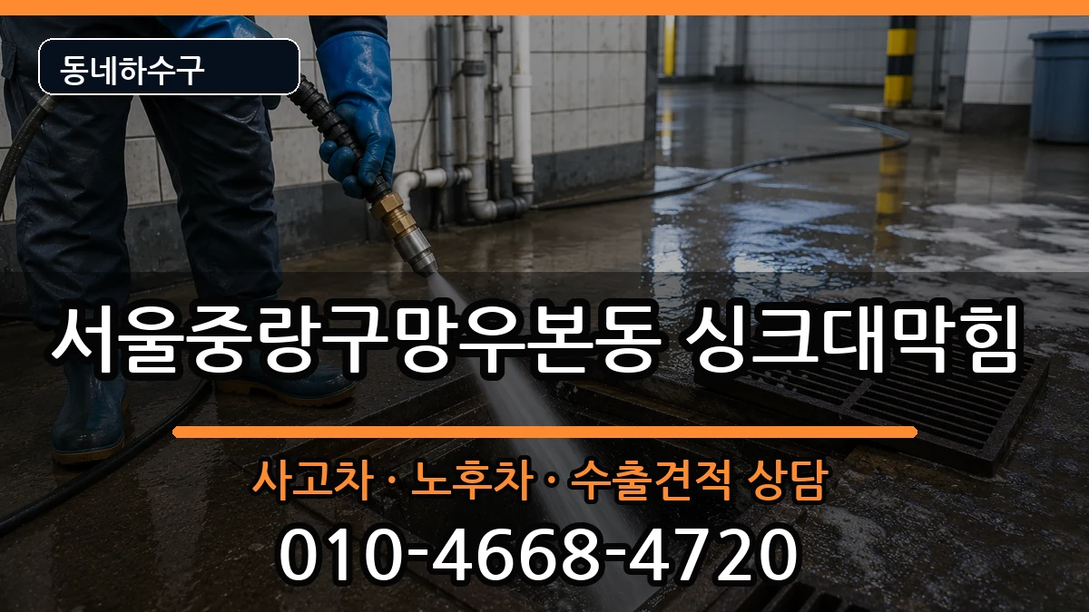 서울중랑구망우본동 싱크대막힘 서울중랑구망우본동 싱크대막힘 증상 처리 안내 이미지 2