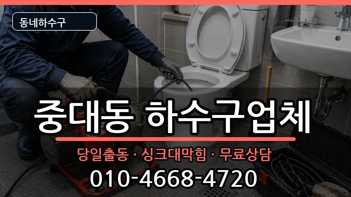 경기광주시중대동 하수구막힘 경기광주시중대동 하수구막힘 증상 처리 안내 이미지 3