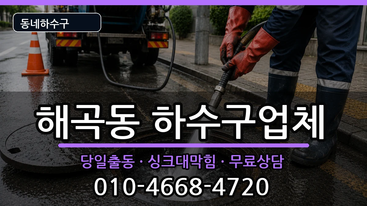 경기용인시처인구해곡동  하수구막힘 질문형