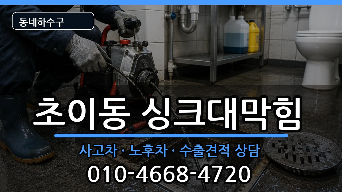 경기하남시초이동 싱크대막힘 경기하남시초이동 싱크대막힘 증상 처리 안내 이미지 3