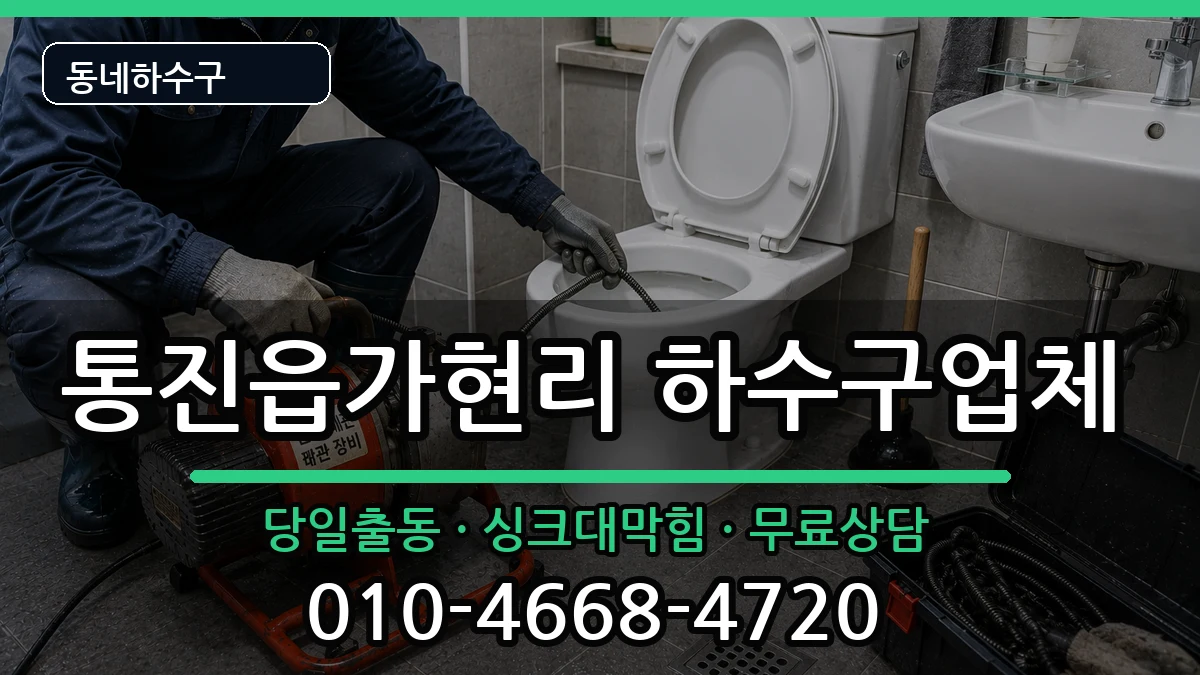 경기김포시통진읍가현리 하수구막힘 경기김포시통진읍가현리 하수구막힘 증상 처리 안내 이미지 3
