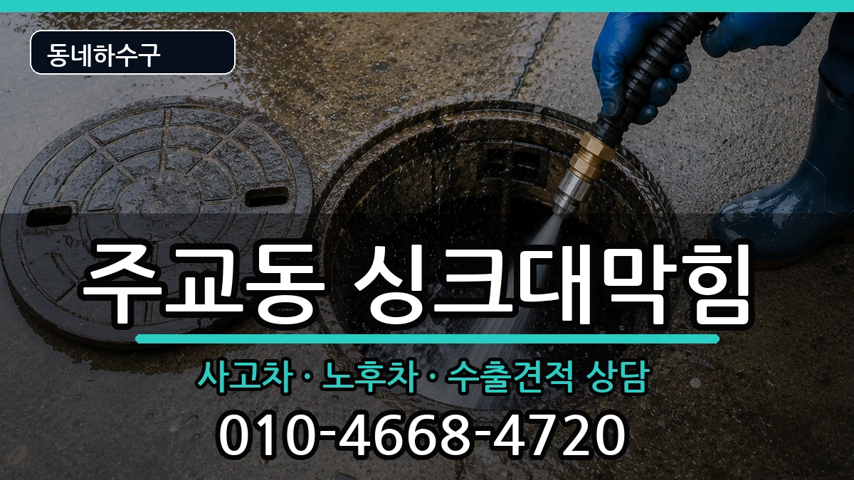 경기고양시덕양구주교동 싱크대막힘 증상 처리 안내 이미지 2