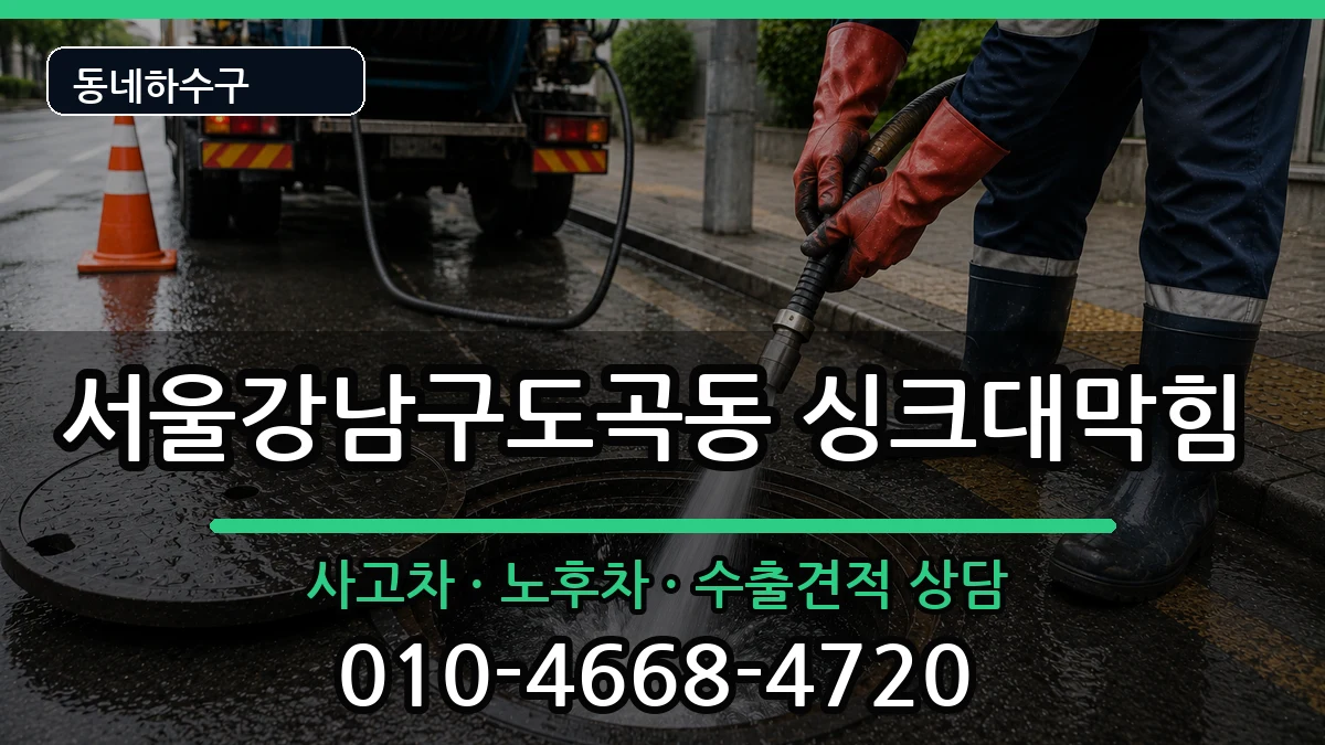 서울강남구도곡동 싱크대막힘 서울강남구도곡동 싱크대막힘 증상 처리 안내 이미지 4