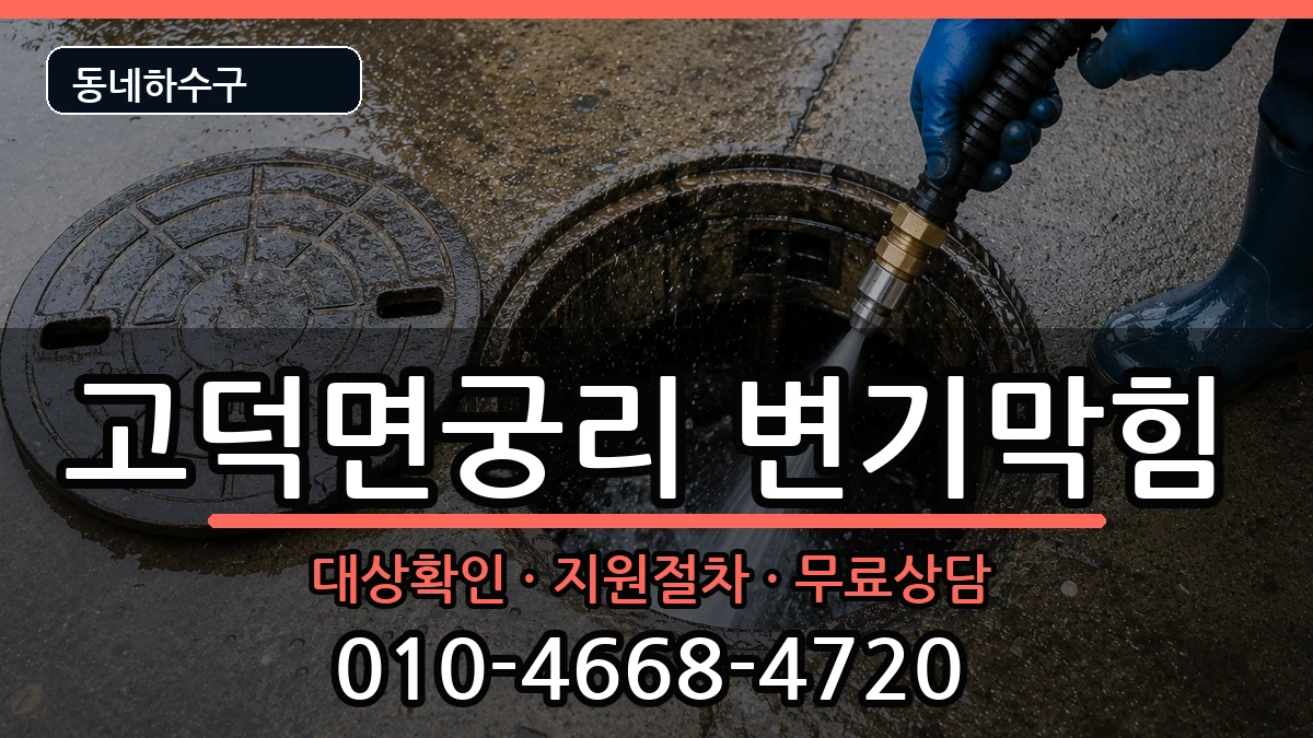 경기평택시고덕면궁리  변기막힘 FAQ형