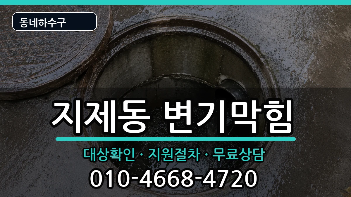 경기평택시지제동 변기막힘 증상 처리 안내 이미지 1