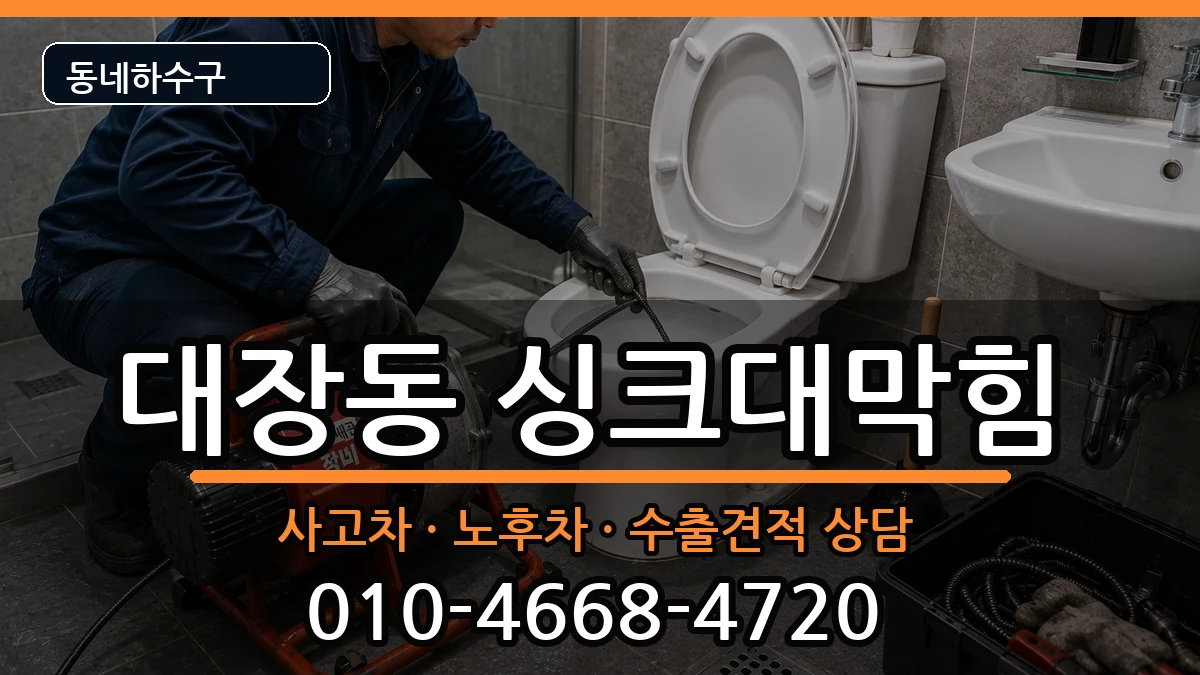 경기고양시덕양구대장동 싱크대막힘 경기고양시덕양구대장동 싱크대막힘 증상 처리 안내 이미지 2