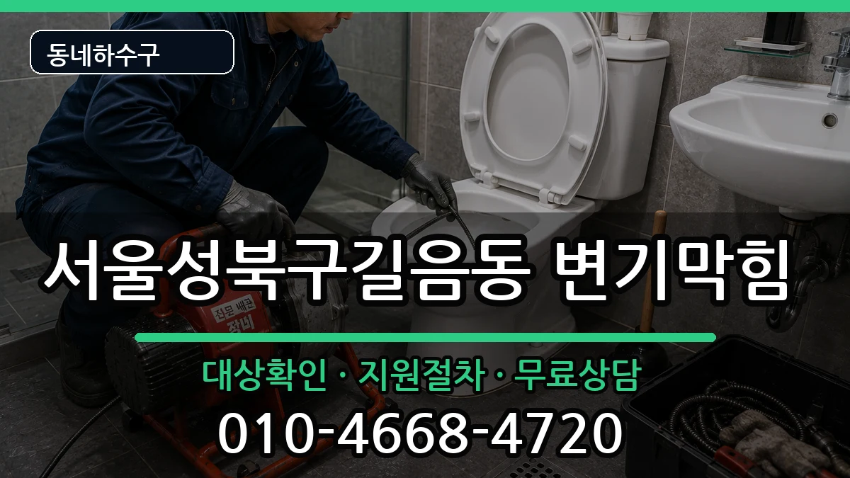 서울성북구길음동 변기막힘 서울성북구길음동 변기막힘 증상 처리 안내 이미지 3