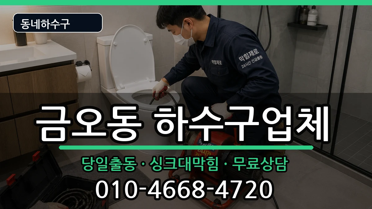 경기의정부시금오동 하수구막힘 경기의정부시금오동 하수구막힘 증상 처리 안내 이미지 2