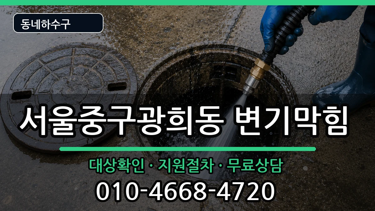 서울중구광희동 변기막힘 서울중구광희동 변기막힘 증상 처리 안내 이미지 2
