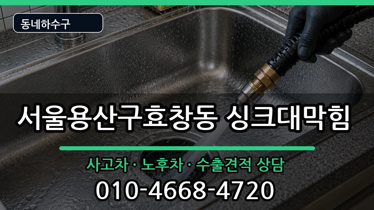 서울용산구효창동 싱크대막힘 서울용산구효창동 싱크대막힘 증상 처리 안내 이미지 2