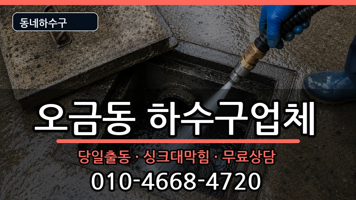 경기군포시오금동 하수구막힘 경기군포시오금동 하수구막힘 증상 처리 안내 이미지 3