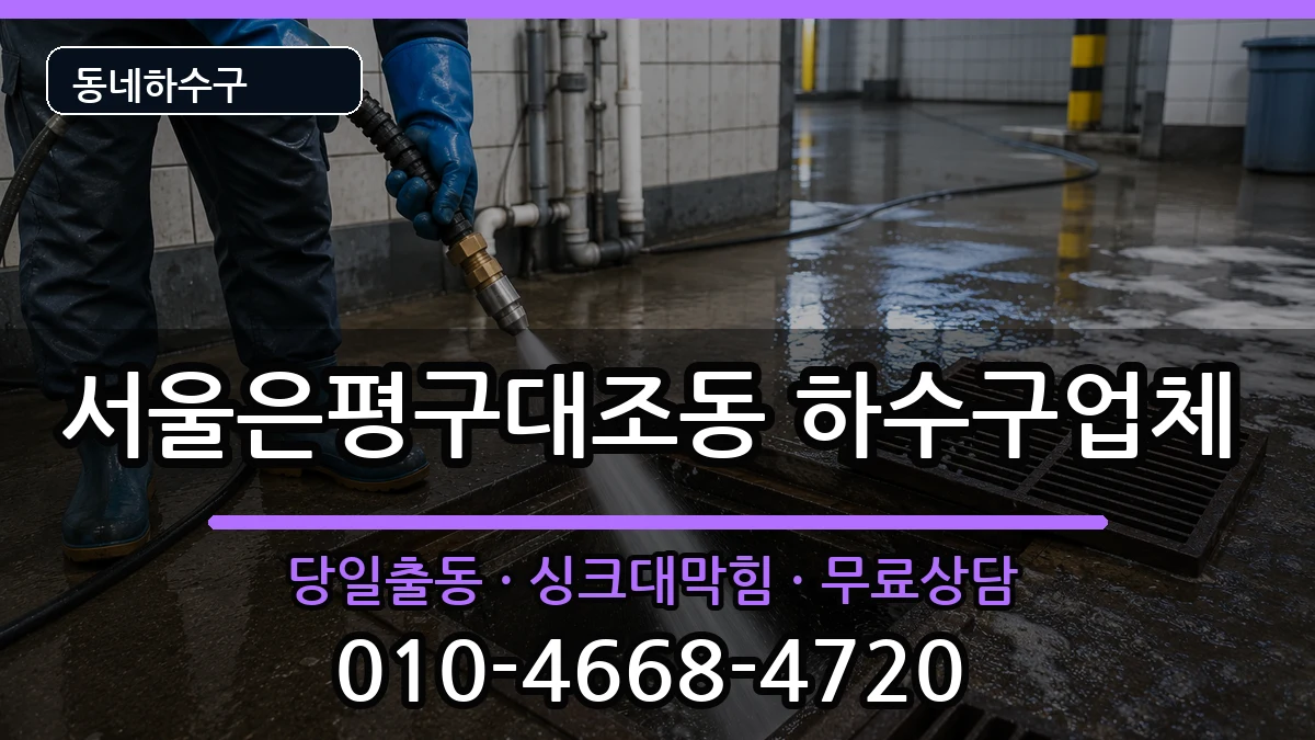 서울은평구대조동 하수구막힘 서울은평구대조동 하수구막힘 증상 처리 안내 이미지 2