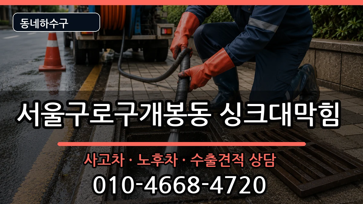 서울구로구개봉동 싱크대막힘 서울구로구개봉동 싱크대막힘 증상 처리 안내 이미지 2