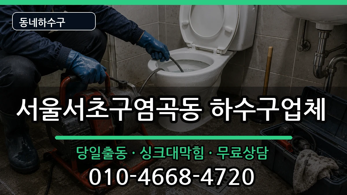 서울서초구염곡동 하수구막힘 서울서초구염곡동 하수구막힘 증상 처리 안내 이미지 2