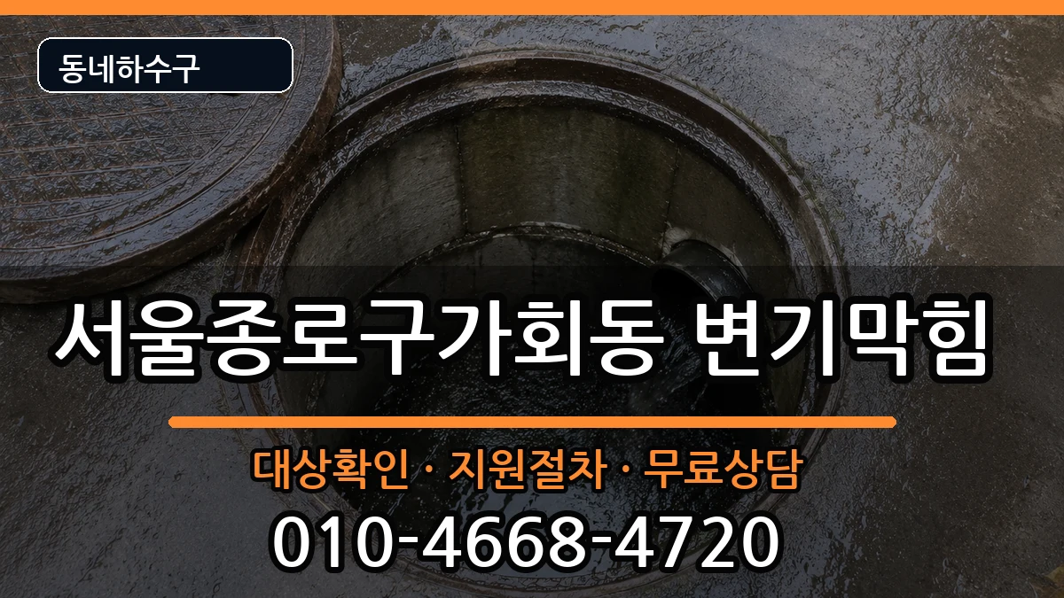 서울종로구가회동 변기막힘 서울종로구가회동 변기막힘 증상 처리 안내 이미지 1