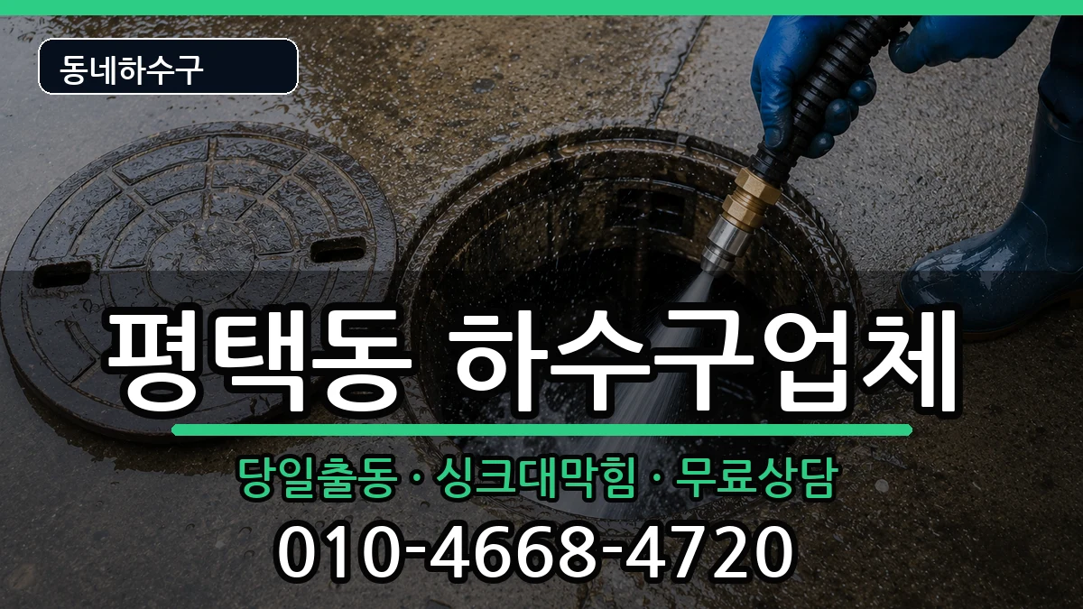 경기평택시평택동 하수구막힘 경기평택시평택동 하수구막힘 증상 처리 안내 이미지 1