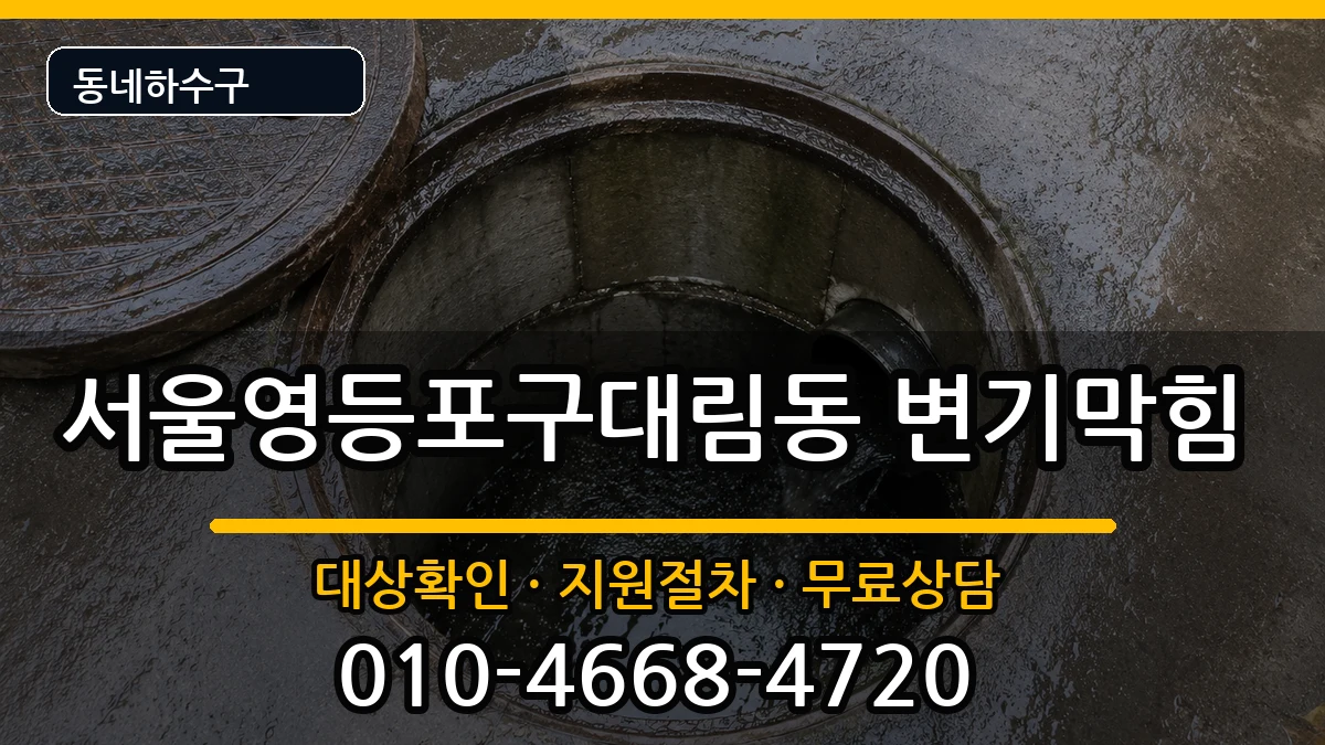 서울영등포구대림동 변기막힘 서울영등포구대림동 변기막힘 증상 처리 안내 이미지 1