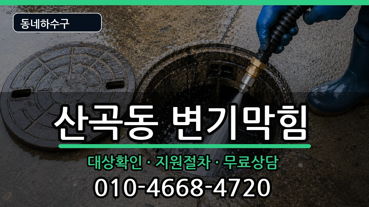 경기의정부시산곡동 변기막힘 경기의정부시산곡동 변기막힘 증상 처리 안내 이미지 3