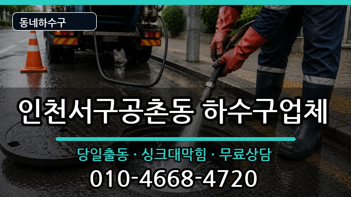 인천서구공촌동 하수구막힘 인천서구공촌동 하수구막힘 증상 처리 안내 이미지 3