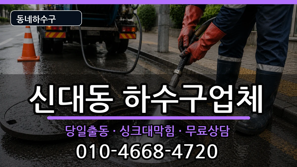 경기평택시신대동 하수구막힘 경기평택시신대동 하수구막힘 증상 처리 안내 이미지 2