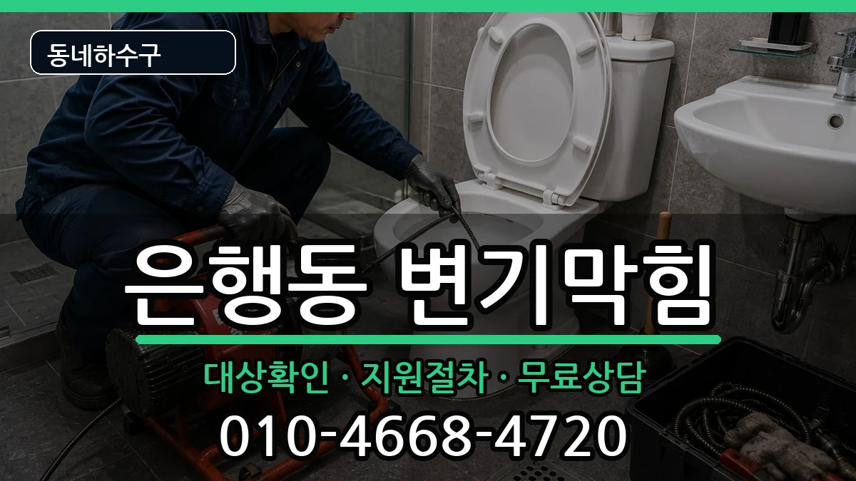 경기시흥시은행동  변기막힘 사례형