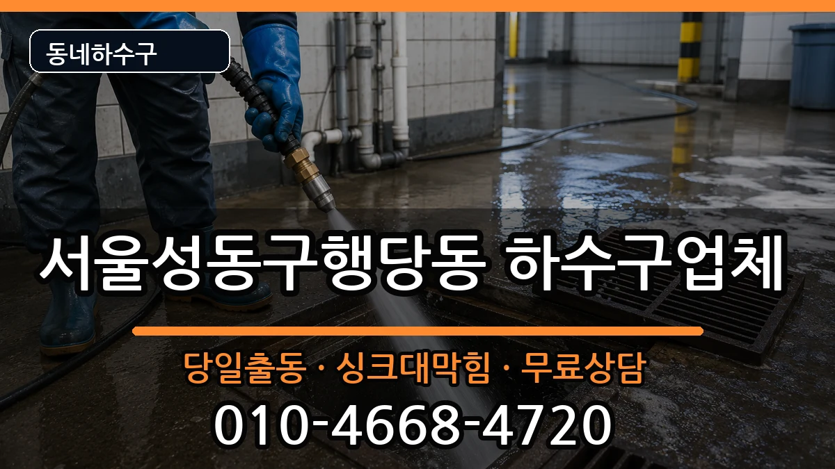서울성동구행당동 하수구막힘 서울성동구행당동 하수구막힘 증상 처리 안내 이미지 3