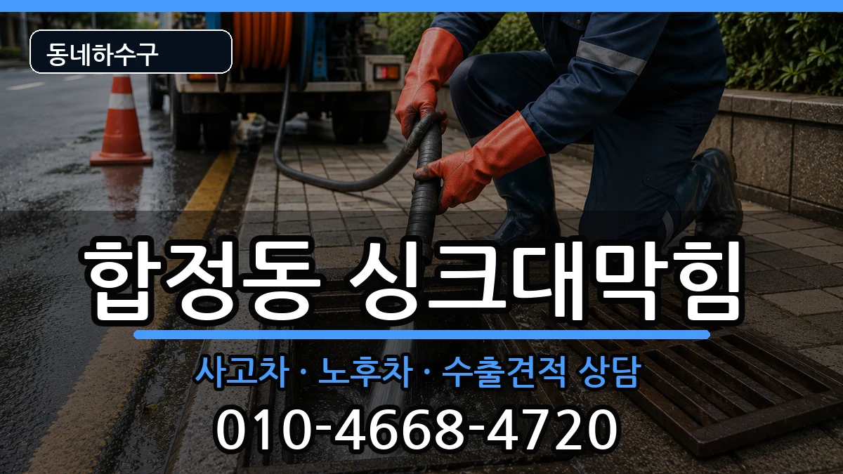 경기평택시합정동 싱크대막힘 증상 처리 안내 이미지 2
