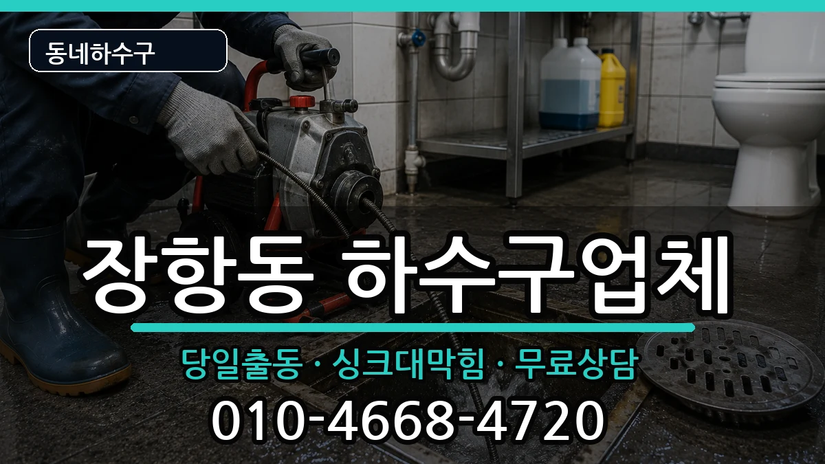 경기고양시일산동구장항동 하수구막힘 경기고양시일산동구장항동 하수구막힘 증상 처리 안내 이미지 2