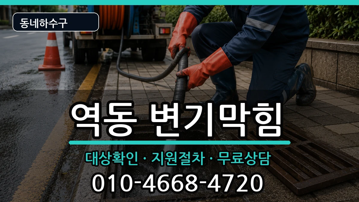 경기광주시역동  변기막힘 질문형