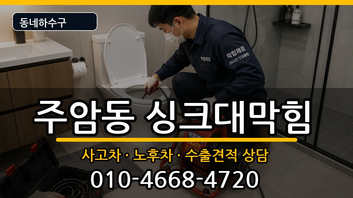 경기과천시주암동 싱크대막힘 증상 처리 안내 이미지 3