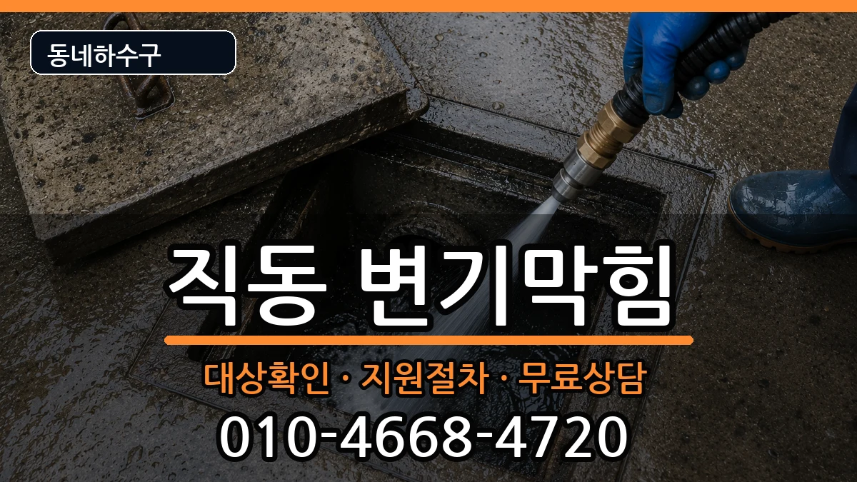경기광주시직동 변기막힘 경기광주시직동 변기막힘 증상 처리 안내 이미지 3