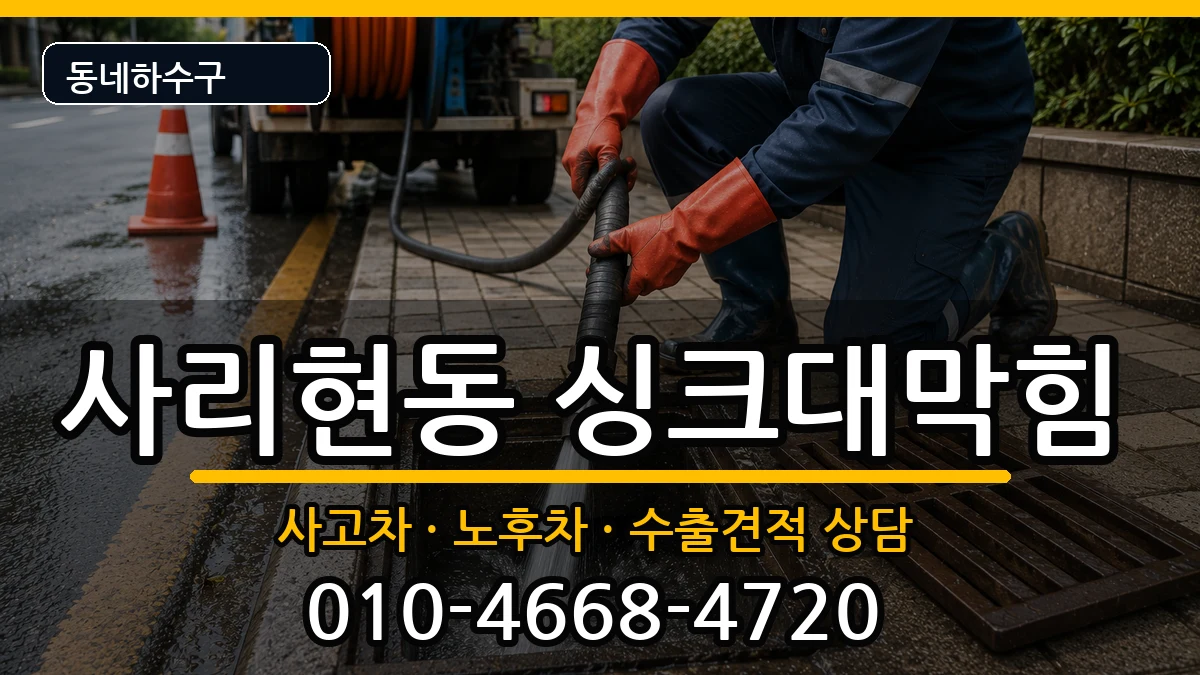 경기고양시일산동구사리현동 싱크대막힘 경기고양시일산동구사리현동 싱크대막힘 증상 처리 안내 이미지 1