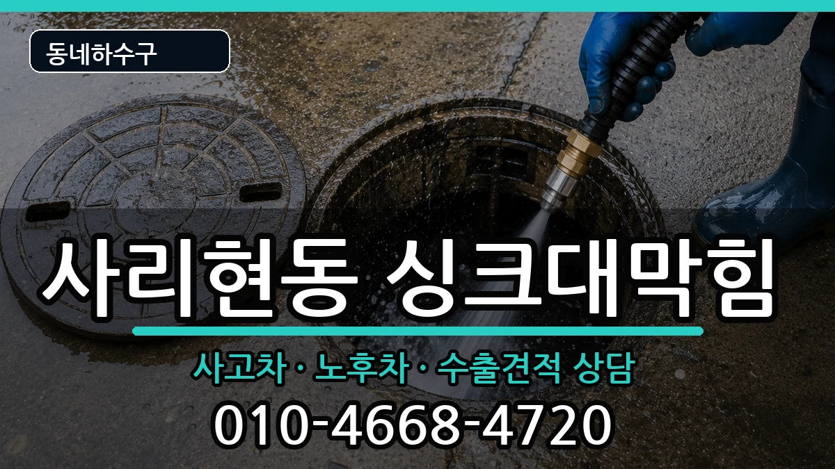 경기고양시일산동구사리현동 싱크대막힘 경기고양시일산동구사리현동 싱크대막힘 증상 처리 안내 이미지 3