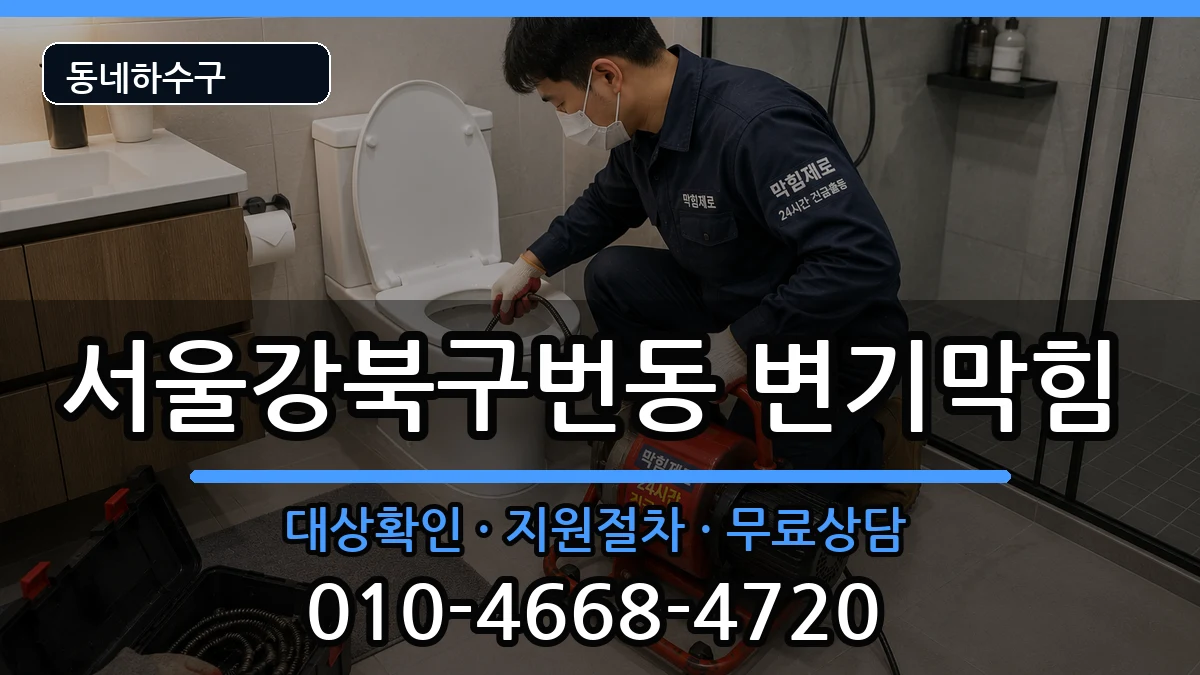 서울강북구번동 변기막힘 서울강북구번동 변기막힘 증상 처리 안내 이미지 3