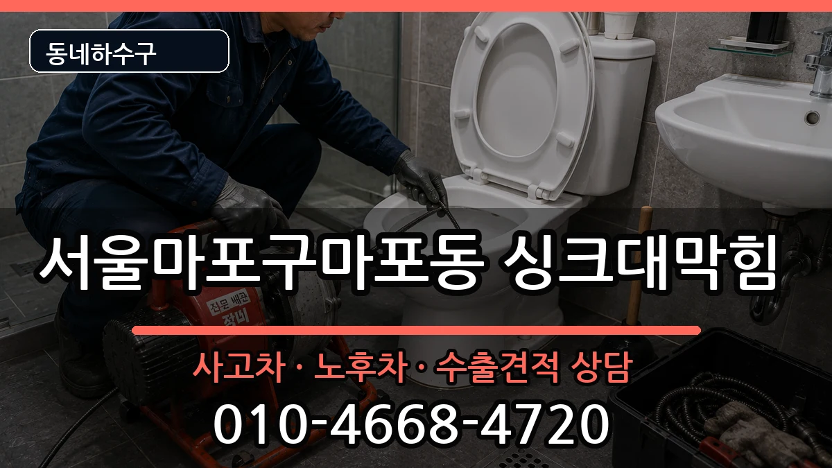서울마포구마포동 싱크대막힘 서울마포구마포동 싱크대막힘 증상 처리 안내 이미지 3