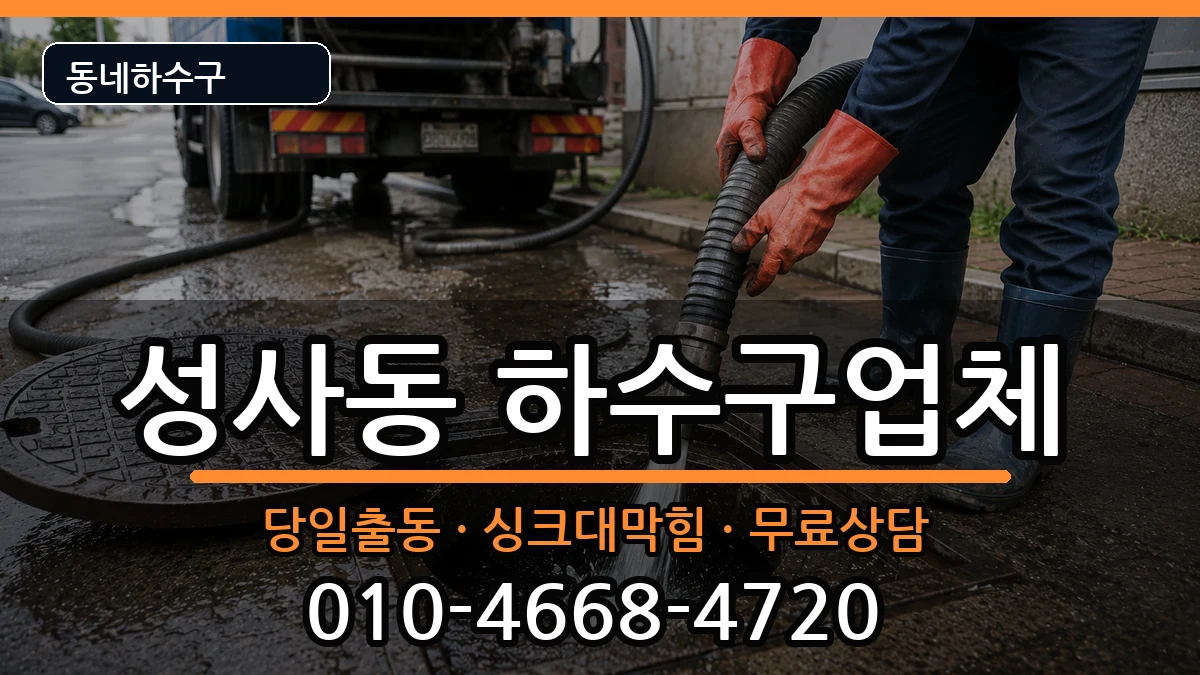 경기고양시덕양구성사동  하수구막힘 정보형